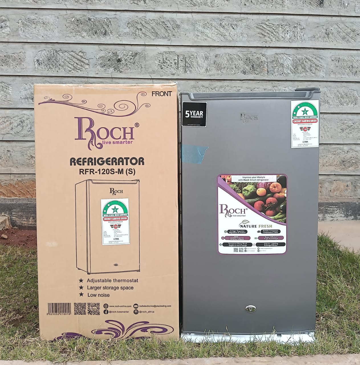 ROCH RFR-120-S-I SINGLE DOOR FRIDGE 93 LITRES